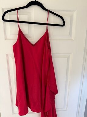 NWT- Cinq a sept Fuchsia V-Neck Spaghetti Strap Cami. Size M